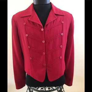 RED CASUAL CORNER SZ 10 JACKET